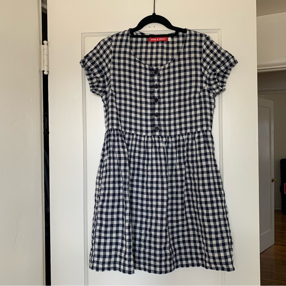 Pyne & Smith No 10 in St. Ives Check Sz S EUC Like New